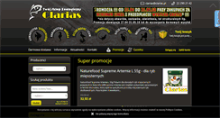 Desktop Screenshot of clarias.pl