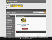 Tablet Screenshot of clarias.pl
